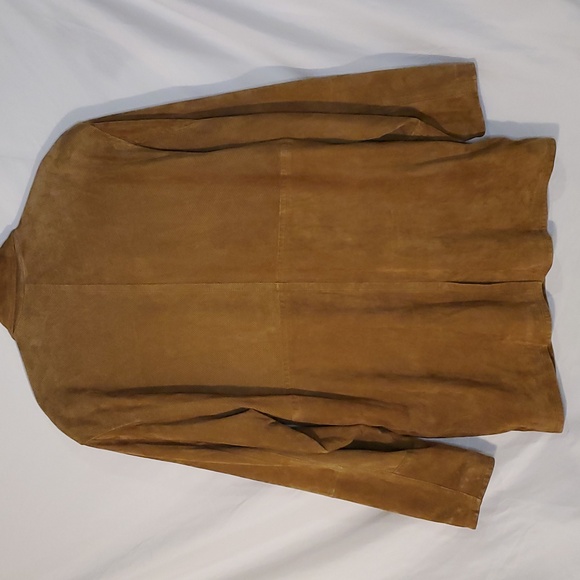 Leather Jacket Robert Comstock Endurance Long Lined Coat Mens 42 - Picture 7 of 13